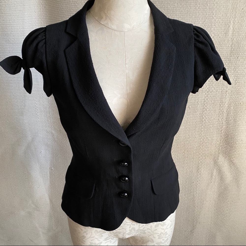 Moschino M Retro Pinup Short Sleeved Blazer Jacket - Picture 8 of 8